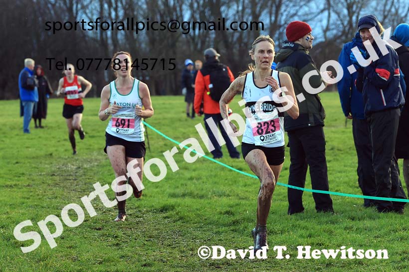 Senior womens 2023 North Eastern Cross Country Champs., Temple Park, South Shields. Photo: David T. Hewitson/Sports for All Pics